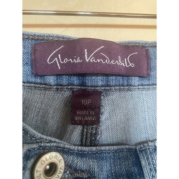 Gloria Vanderbilt Light Wash Denim Amanda Sz.10P - Picture 3 of 4